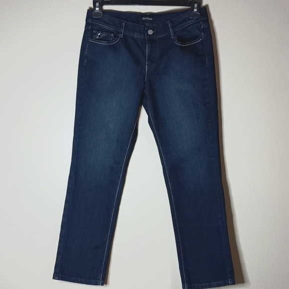 White House Black Market NOIR Jeans - Picture 1 of 5